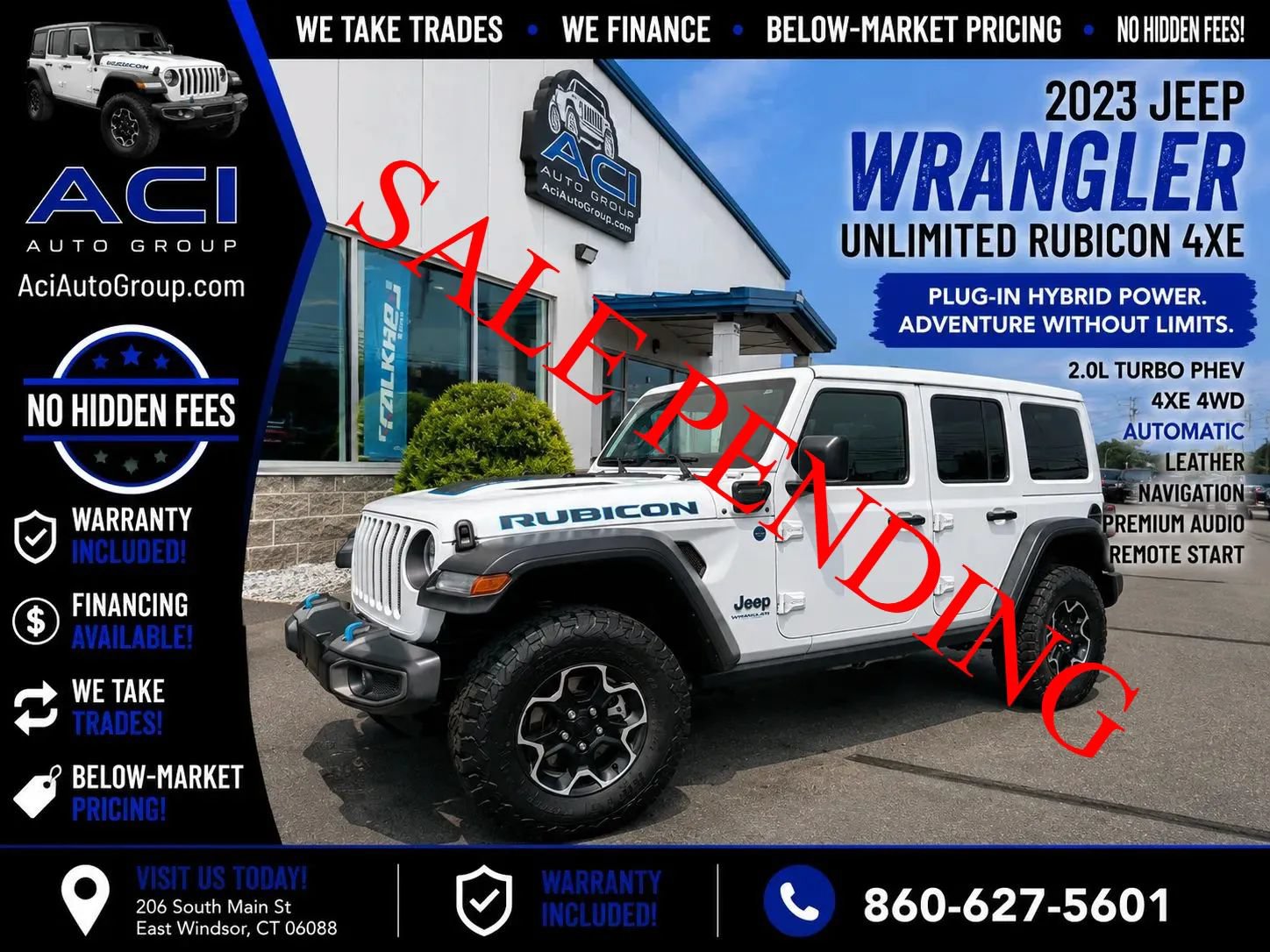 Used 2023 Jeep Wrangler Unlimited Rubicon 4xe w/ Cold Weather Group