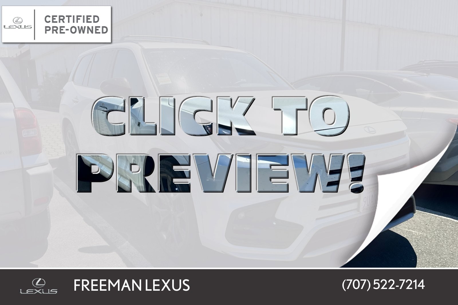 Used 2025 Lexus TX 500h AWD w/ Technology Package