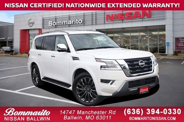 Certified 2023 Nissan Armada Platinum w/ Captain's Chairs Package