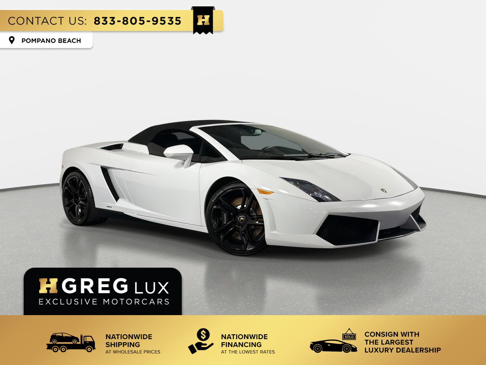 2012 Lamborghini Gallardo LP 550-2 Spyder RWD