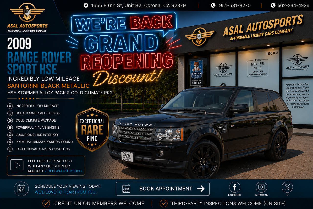 Used 2009 Land Rover Range Rover Sport HSE