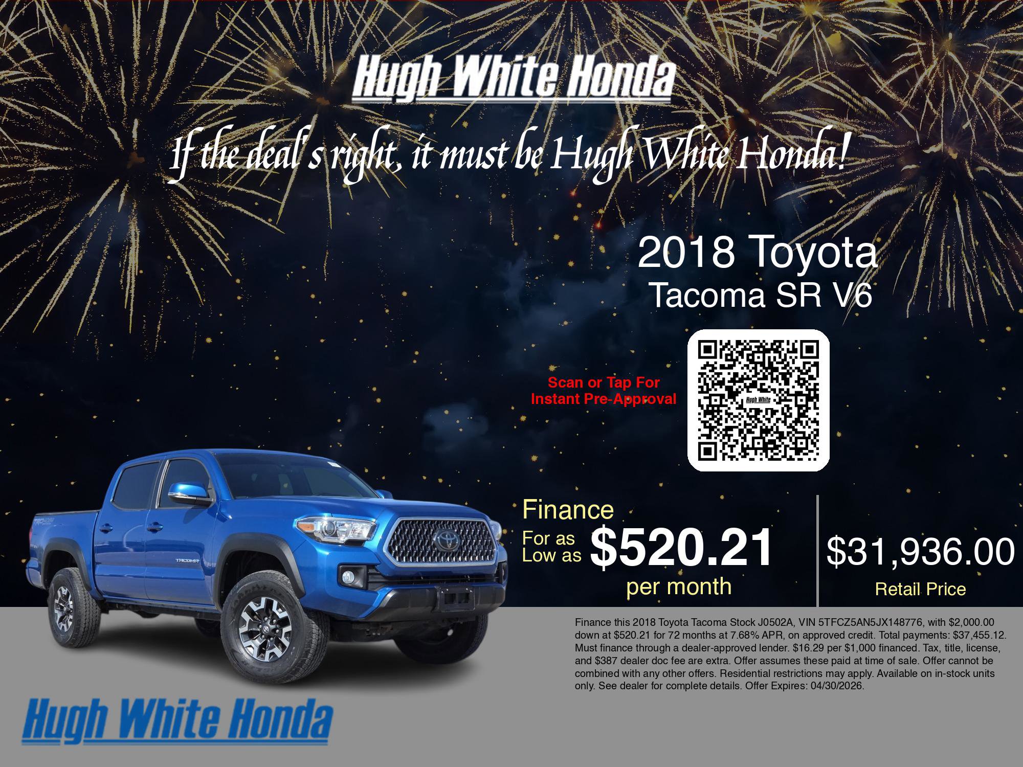 2018 Toyota Tacoma TRD Off-Road