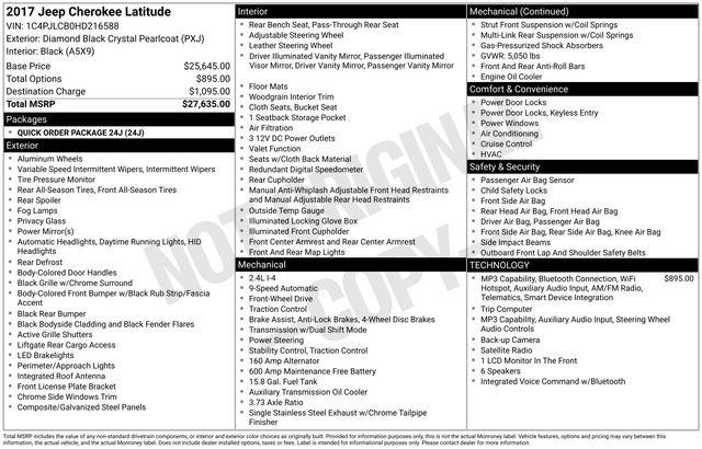 2017 Jeep Cherokee Latitude