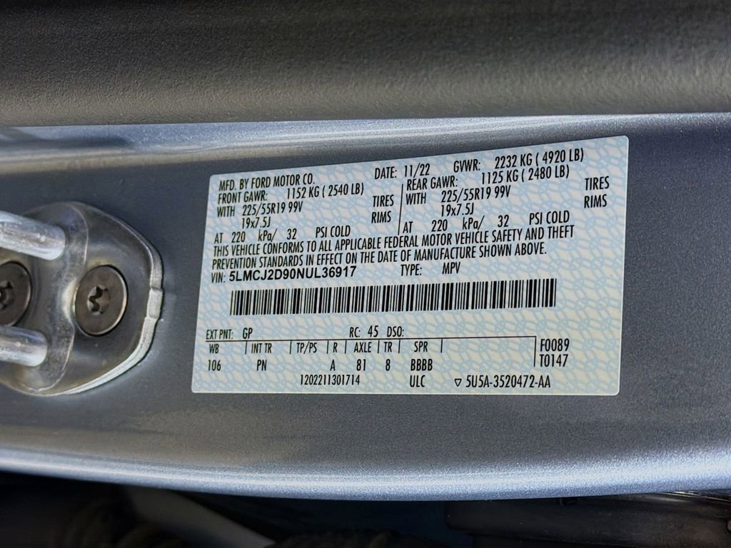 2022 Lincoln Corsair Reserve