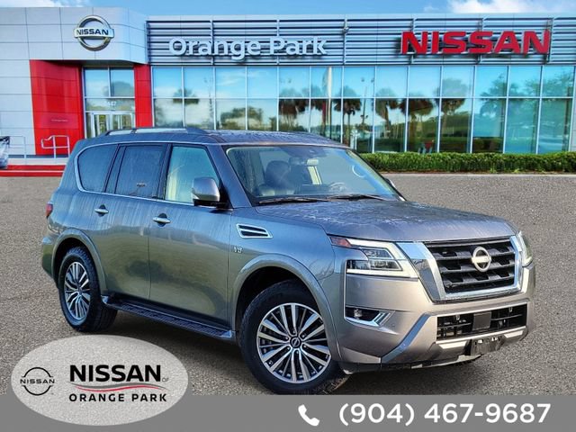 Used 2021 Nissan Armada SL w/ Captain's Chairs Package