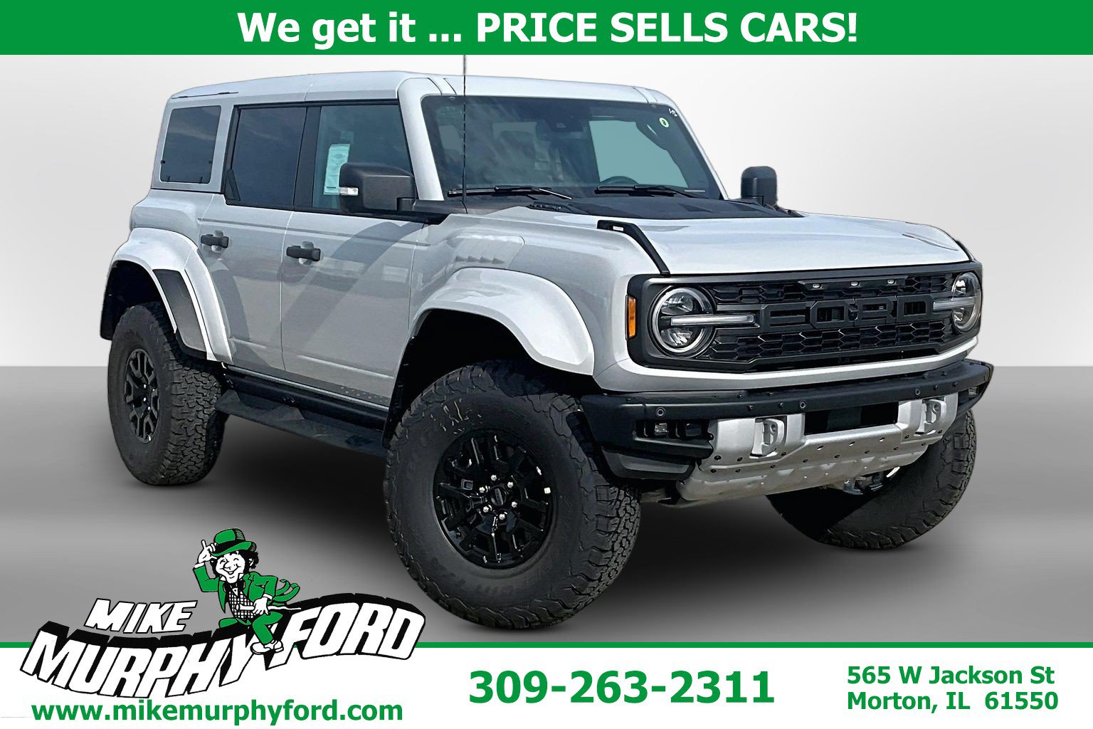 New 2026 Ford Bronco Raptor w/ Interior Carbon Fiber Pack