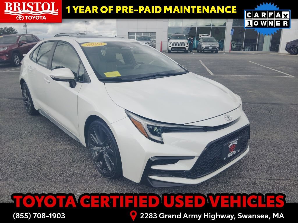 Certified 2023 Toyota Corolla SE w/ SE Premium Package