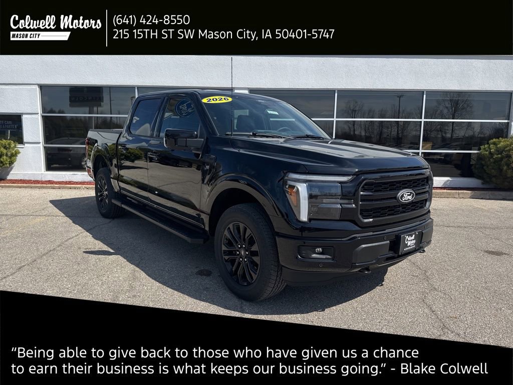 New 2026 Ford F150 Lariat w/ Equipment Group 501A Mid