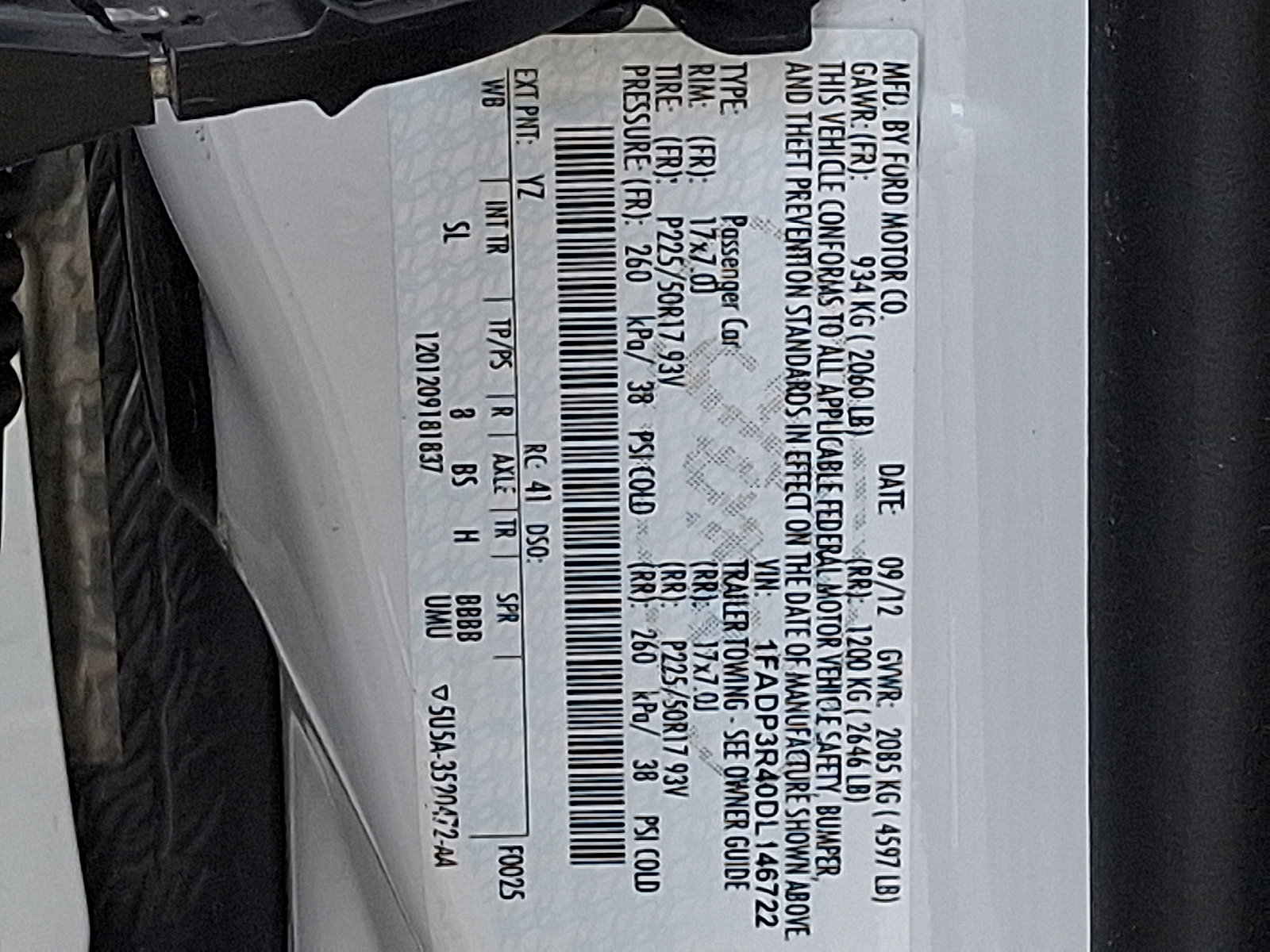 2013 Ford Focus Electric Hatchback