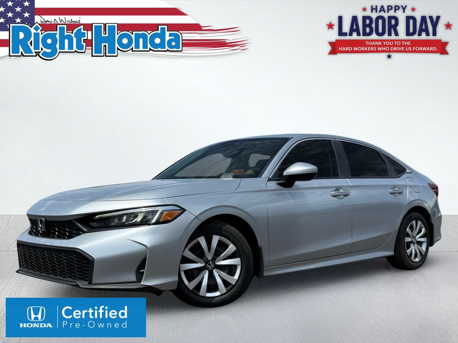 Certified 2025 Honda Civic LX