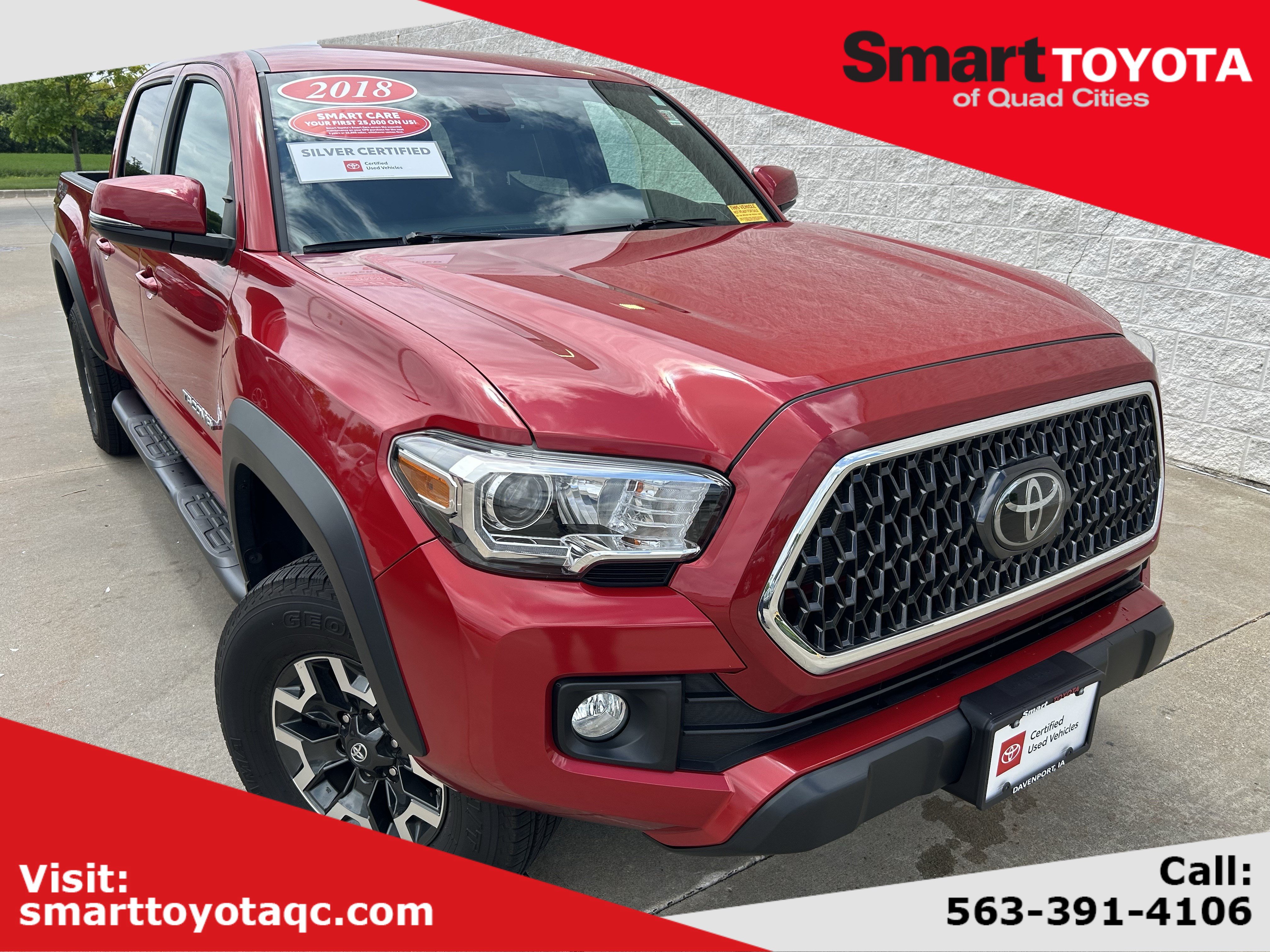 Certified 2018 Toyota Tacoma TRD Off-Road w/ Technology Package