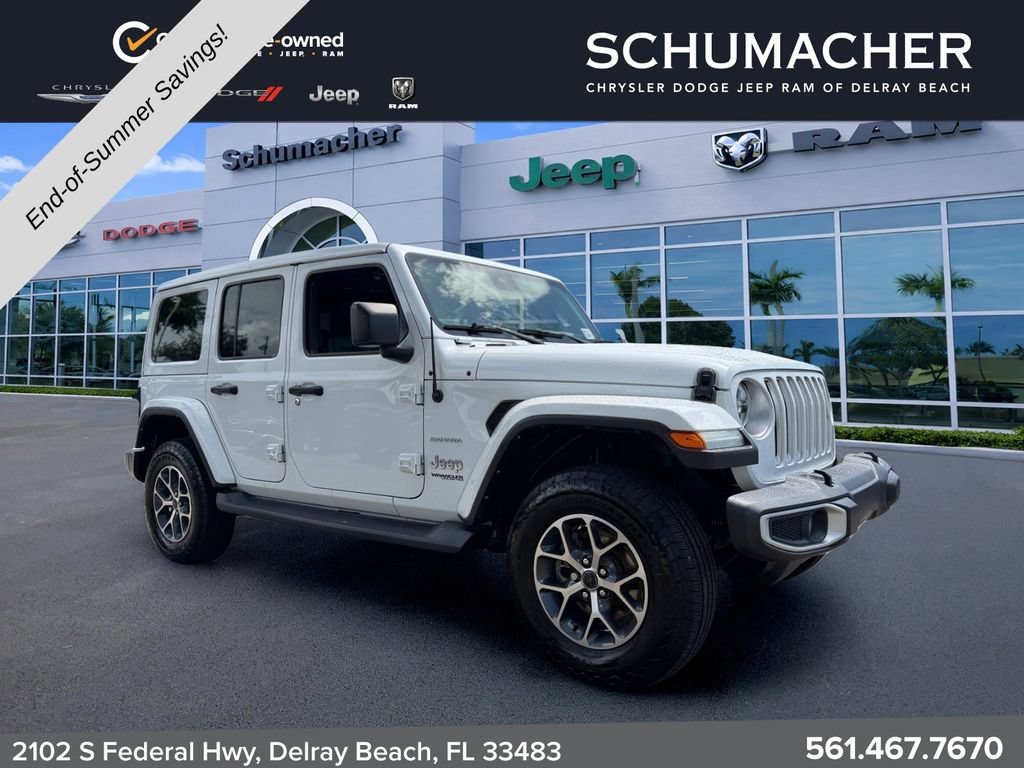 Certified 2022 Jeep Wrangler Unlimited Sahara w/ LED Lighting Group