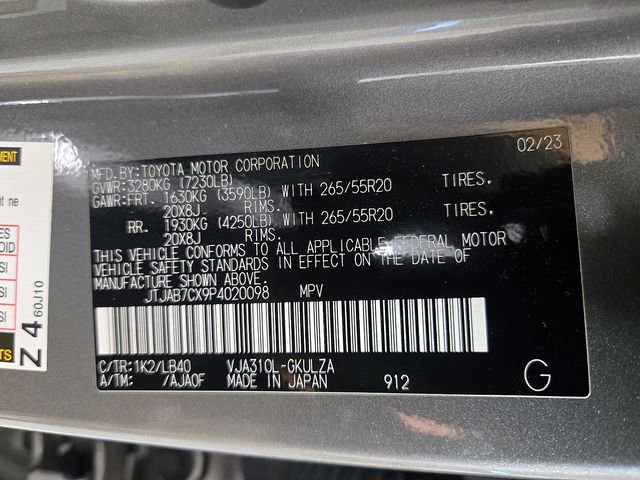 2023 Lexus LX 600 4WD