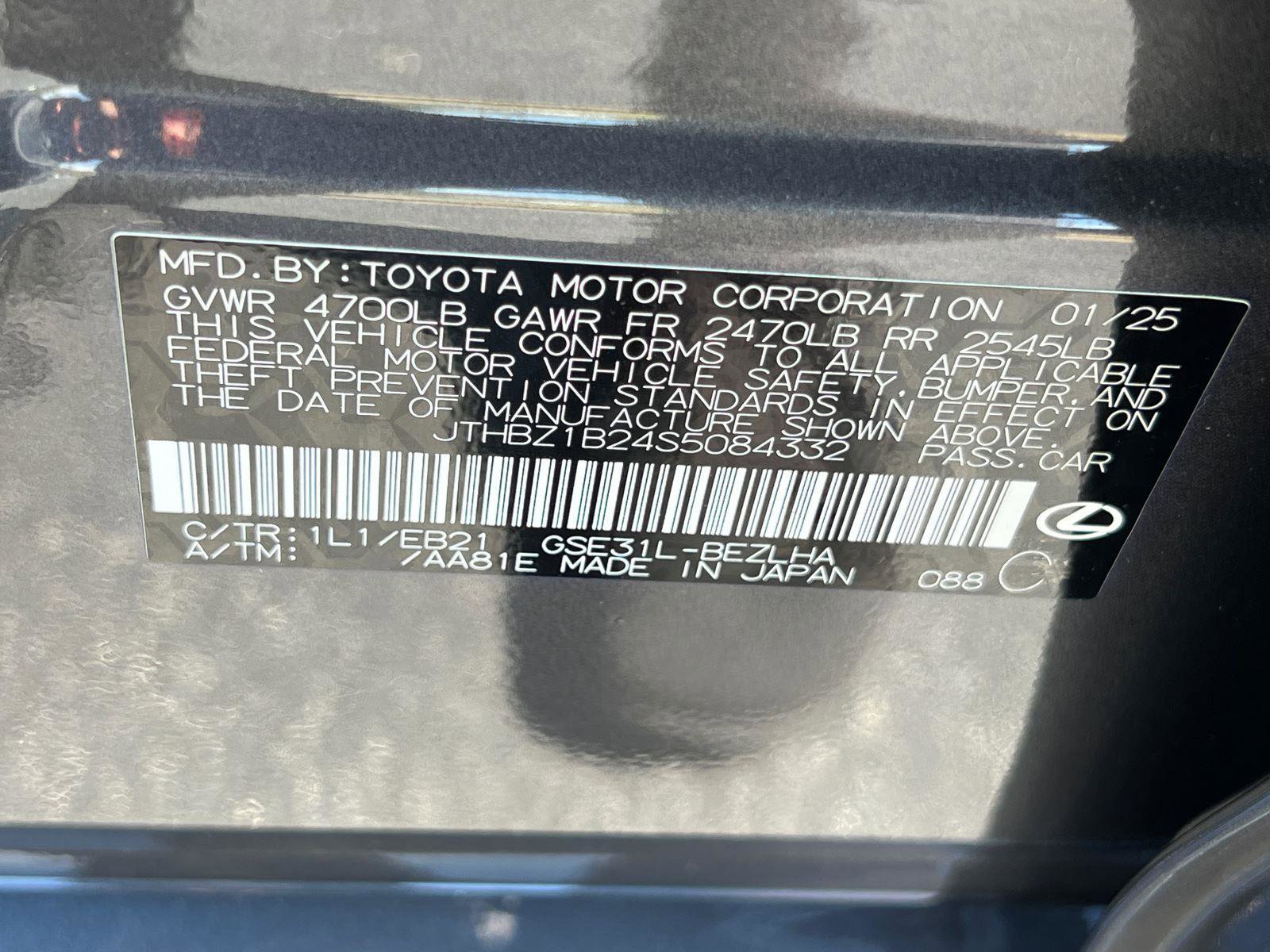 2025 Lexus IS 350 F Sport