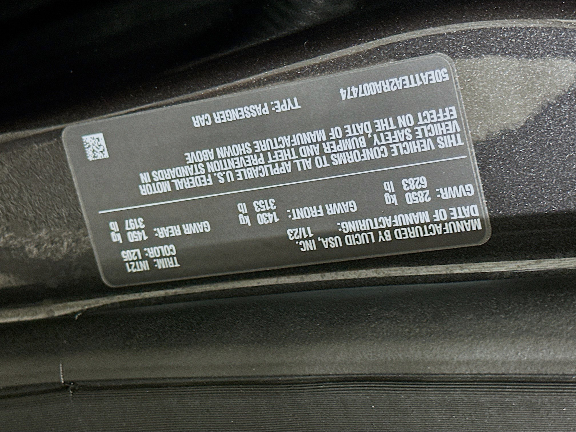 2024 Lucid Air Touring