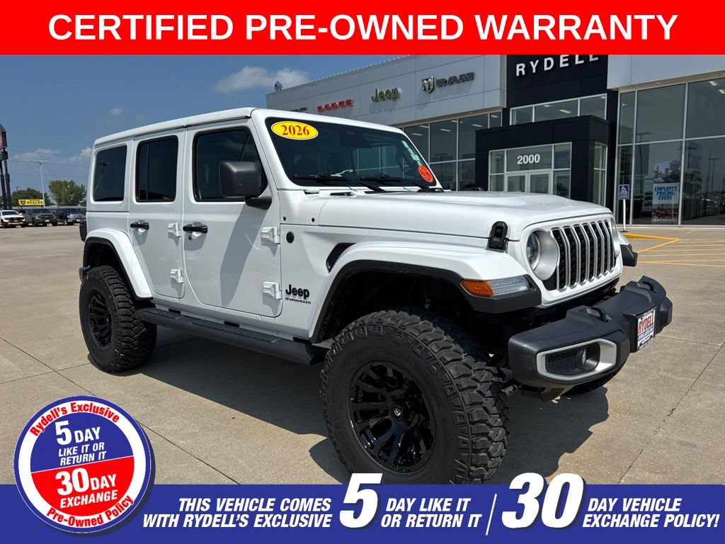 Certified 2026 Jeep Wrangler Unlimited Sahara
