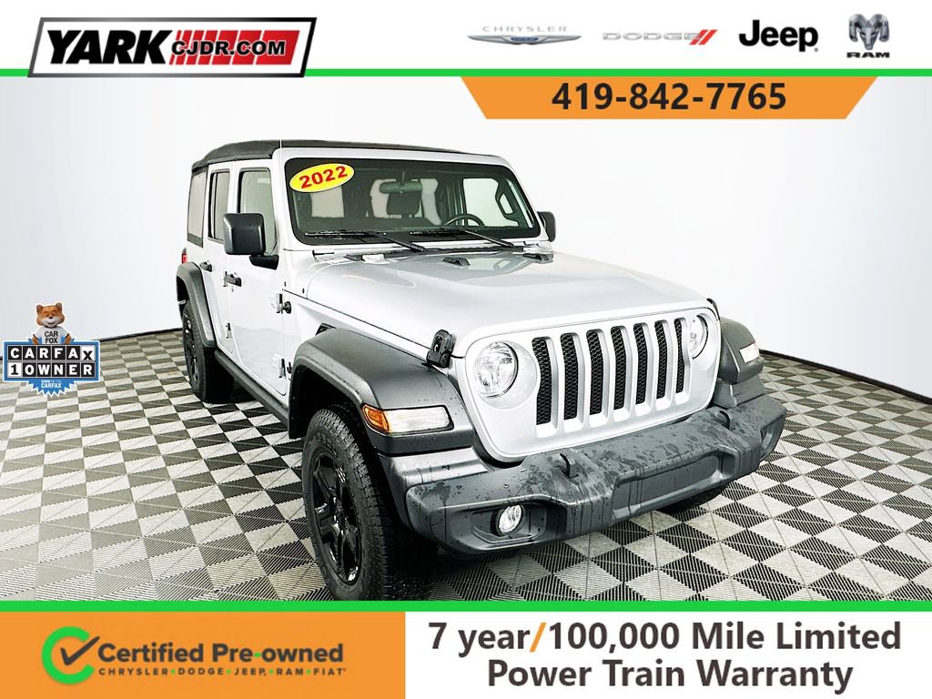 Certified 2022 Jeep Wrangler Unlimited Sport
