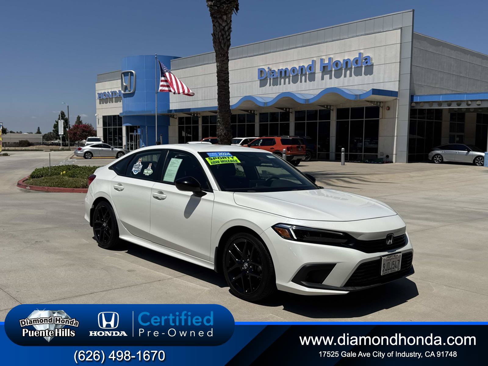 Certified 2024 Honda Civic Sport