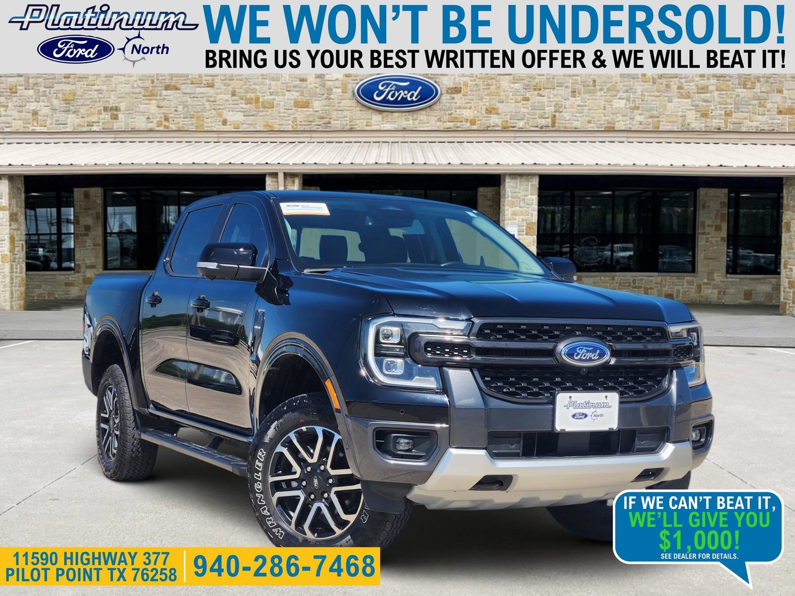 Used 2024 Ford Ranger Lariat w/ FX4 Off-Road Package