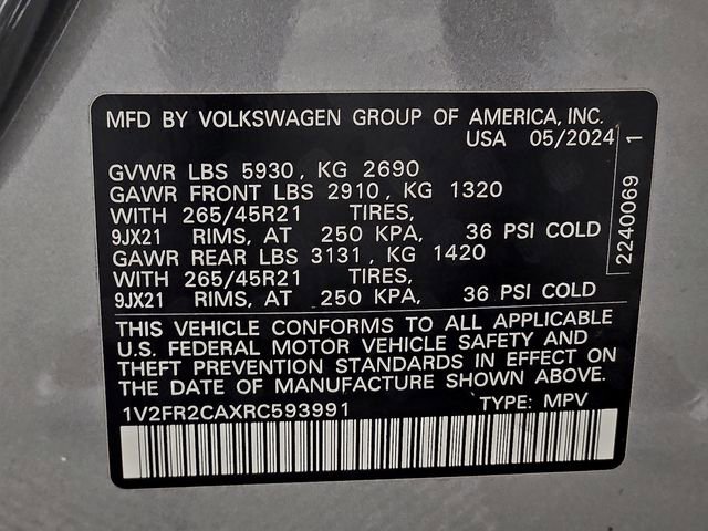 2024 Volkswagen Atlas SEL Premium R-Line