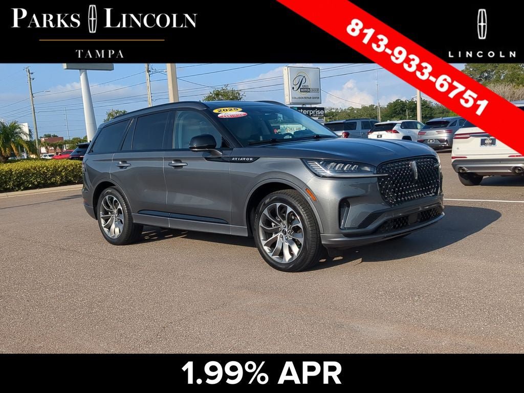 Certified 2025 Lincoln Aviator AWD w/ Jet Appearance Package