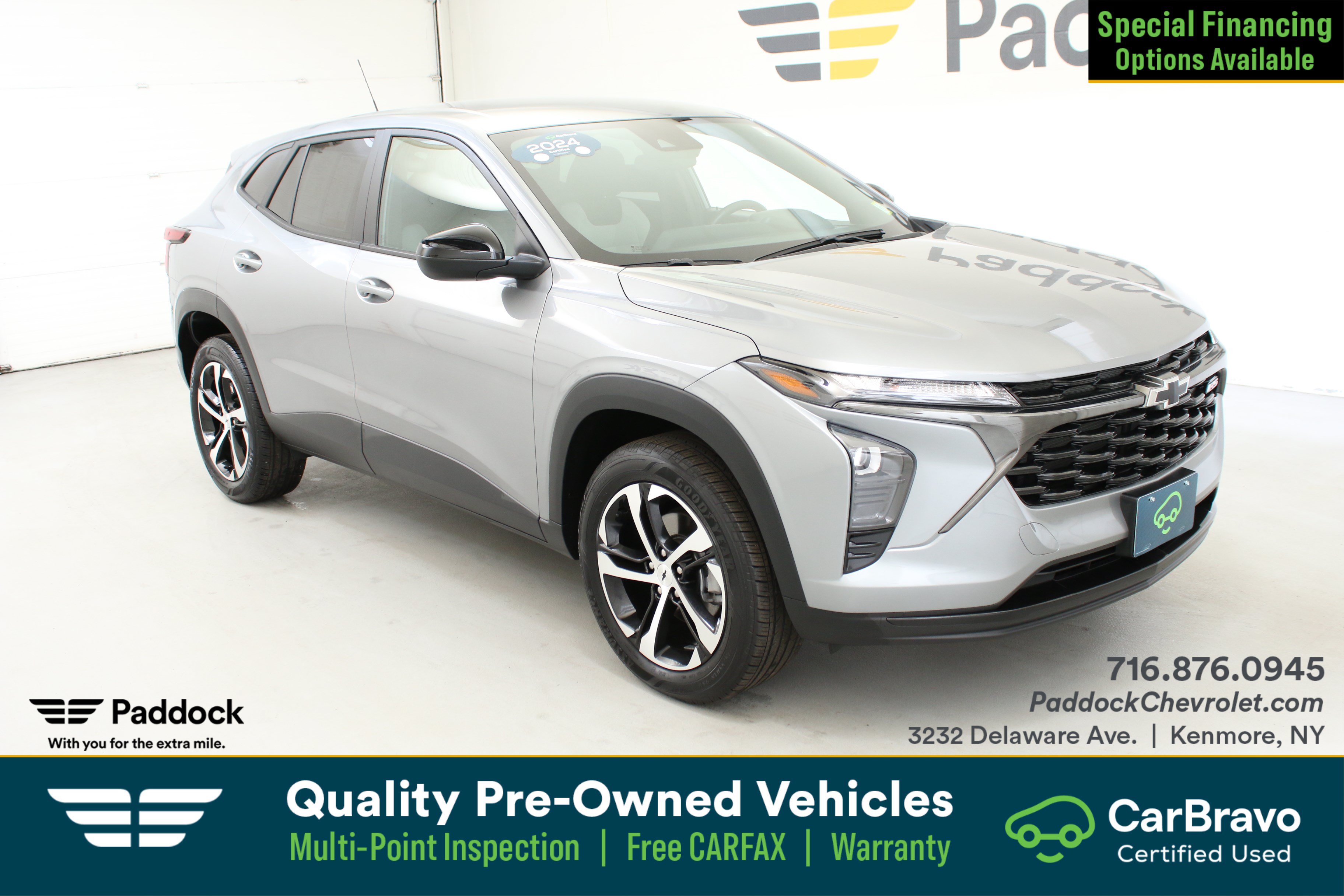 Certified 2024 Chevrolet Trax RS w/ Driver Confidence Package