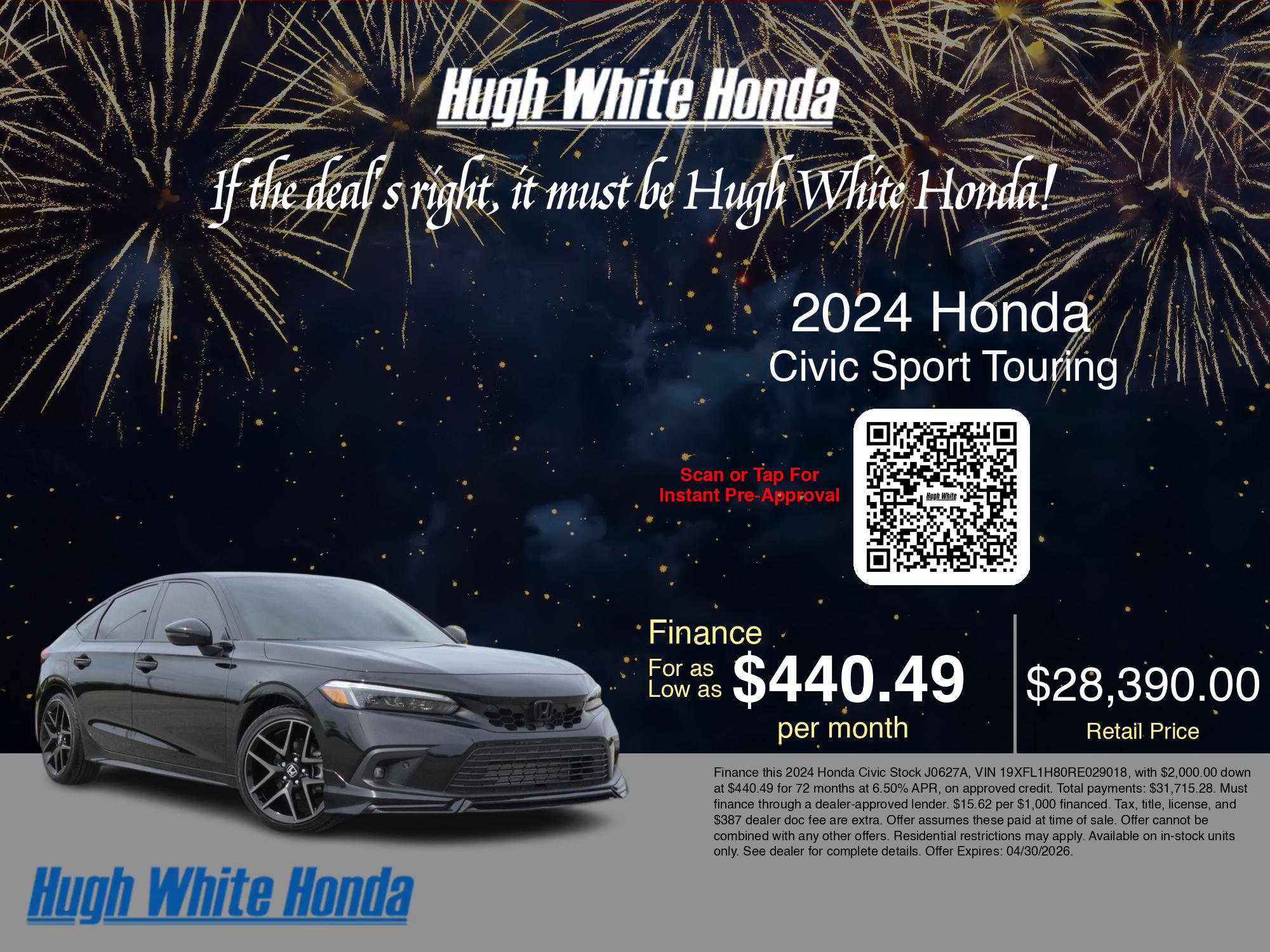 2024 Honda Civic Sport Touring