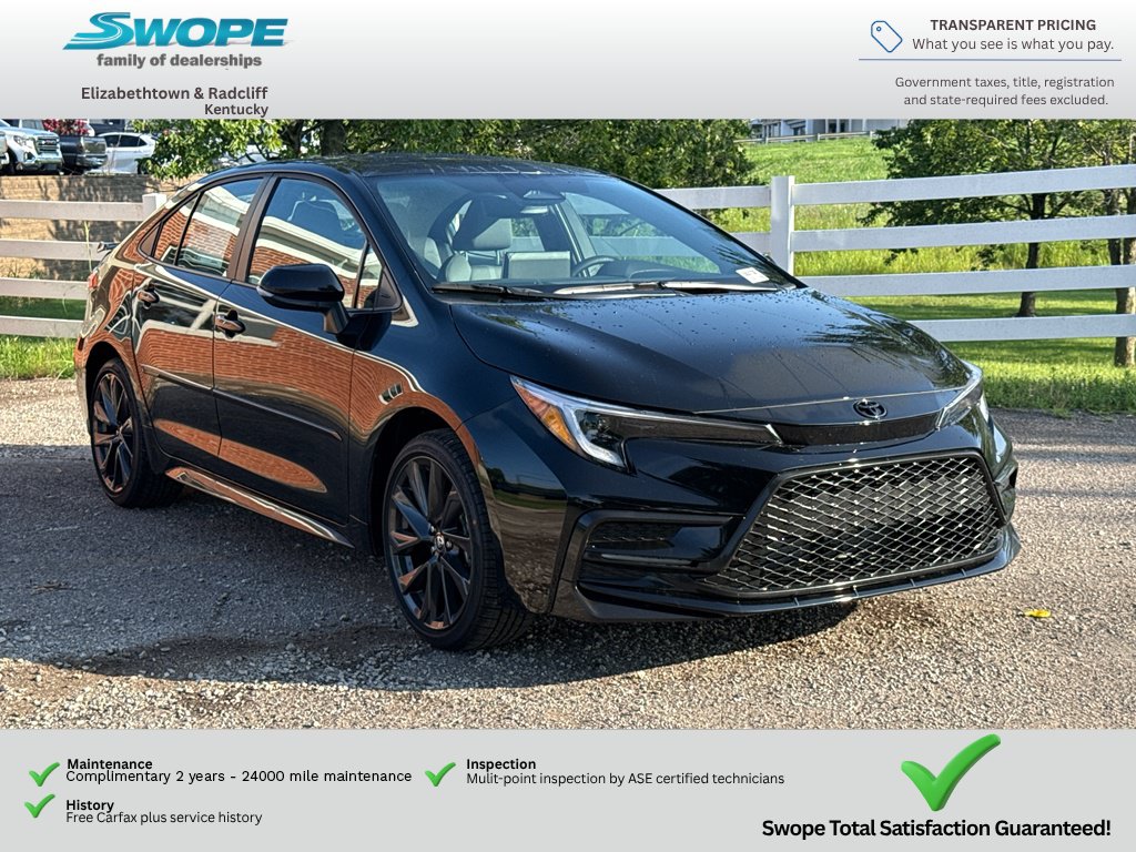 New 2026 Toyota Corolla SE w/ SE Package