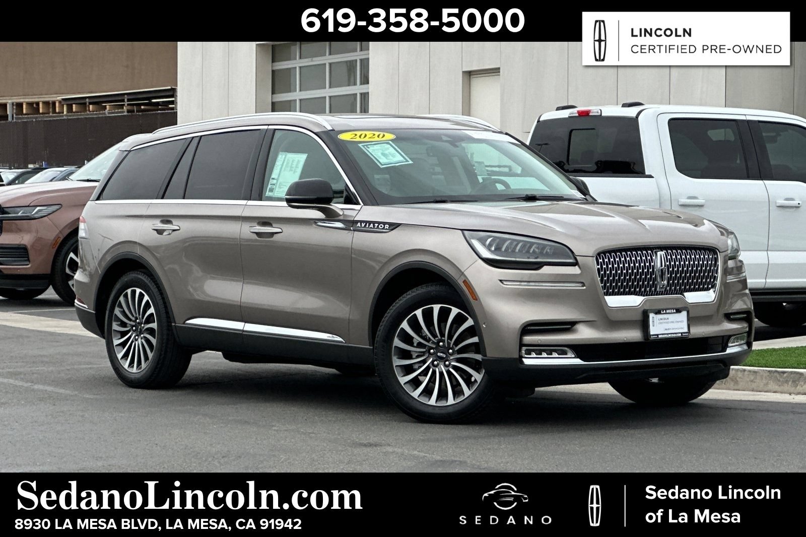 Certified 2020 Lincoln Aviator Reserve w/ Equipment Group 201A