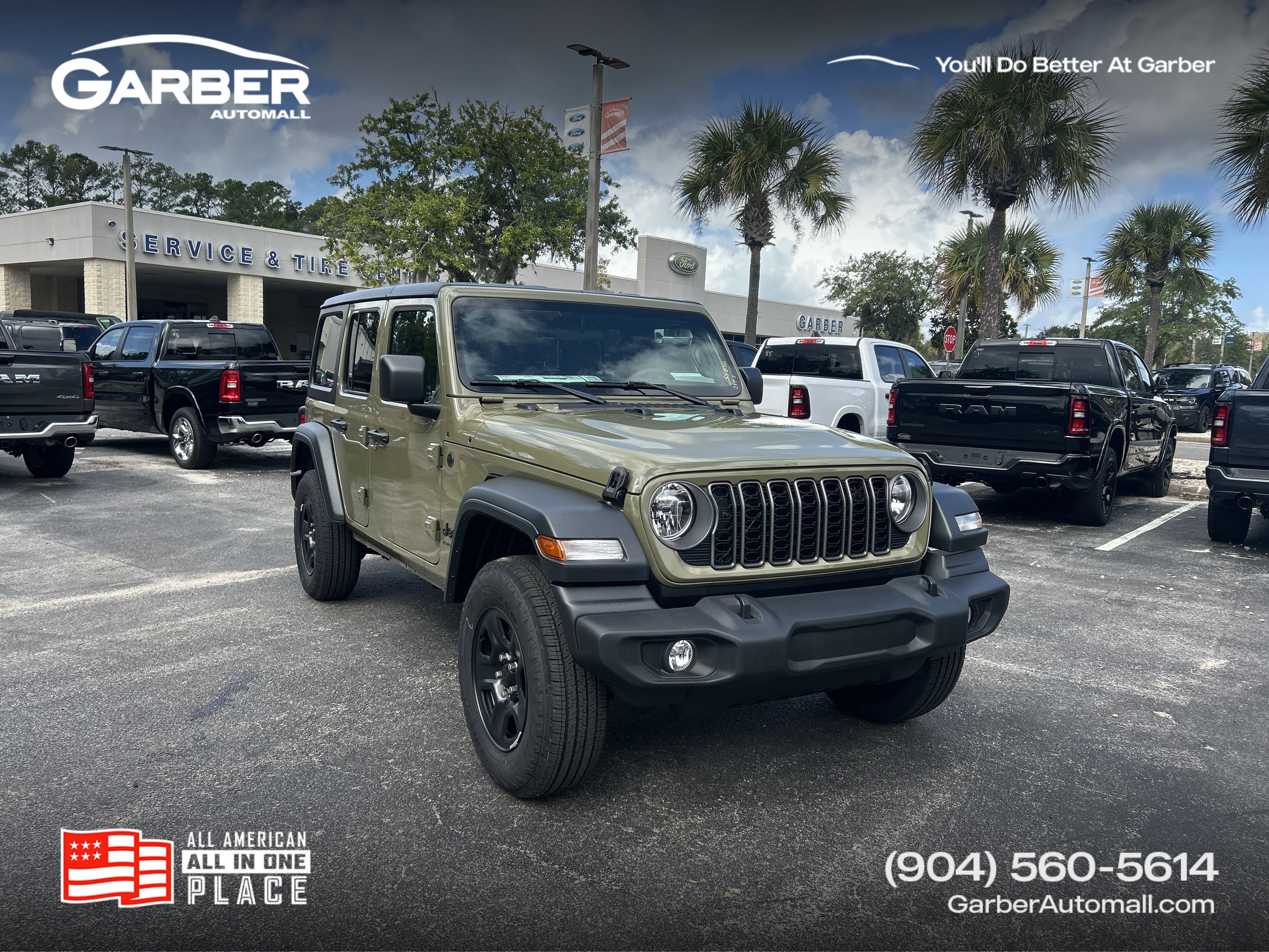 New 2026 Jeep Wrangler Unlimited Sport