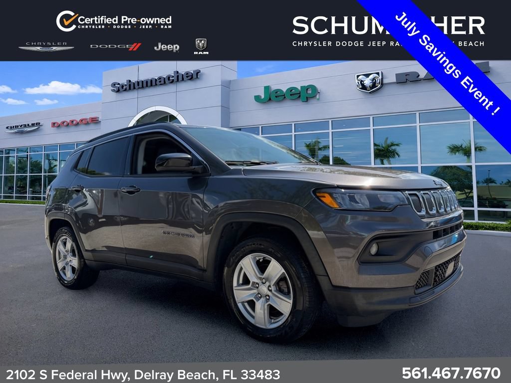 Certified 2022 Jeep Compass Latitude w/ Sun and Sound Group