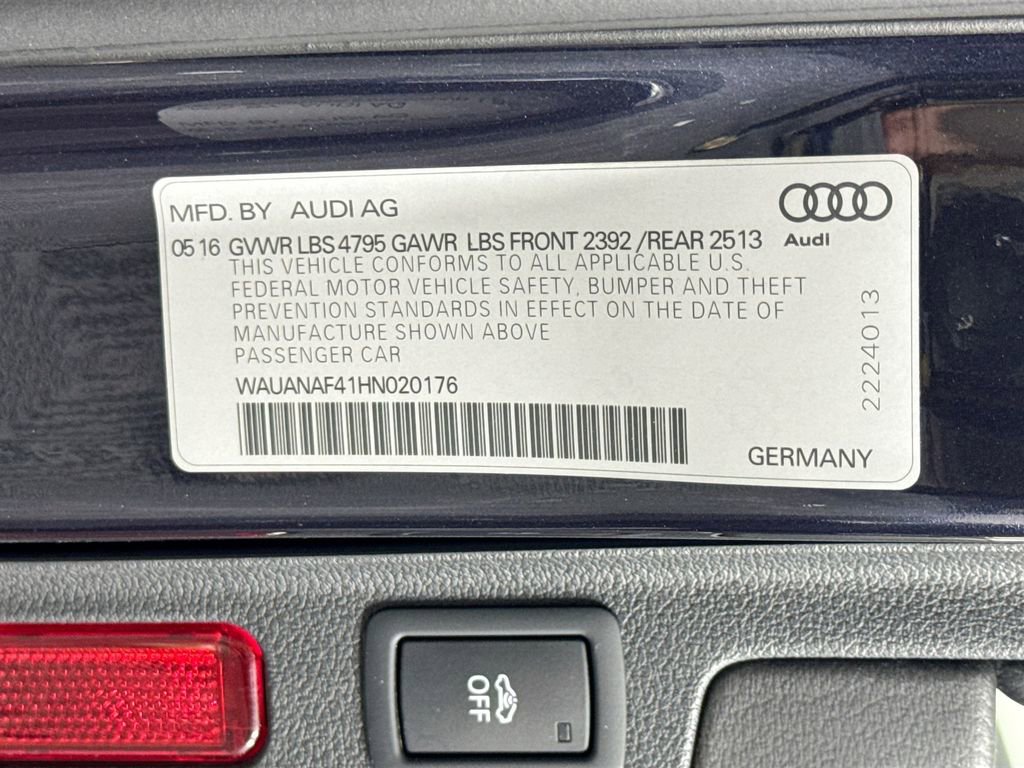 2017 Audi A4 2.0T Premium