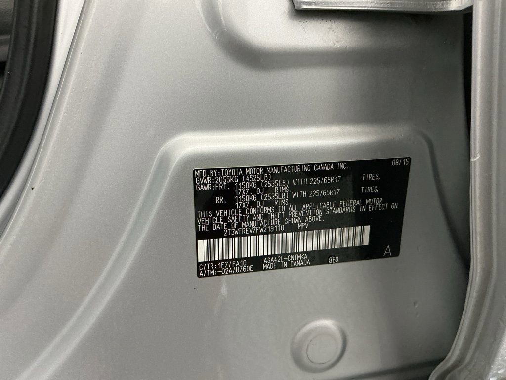 2015 Toyota RAV4 XLE