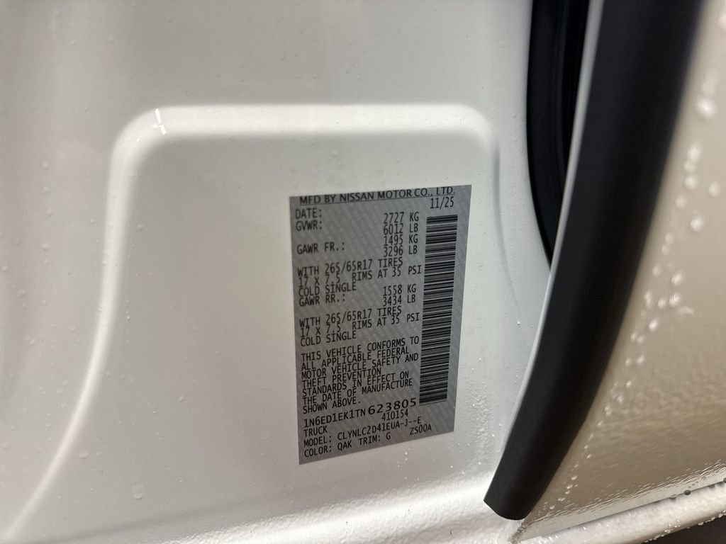 2026 Nissan Frontier SV