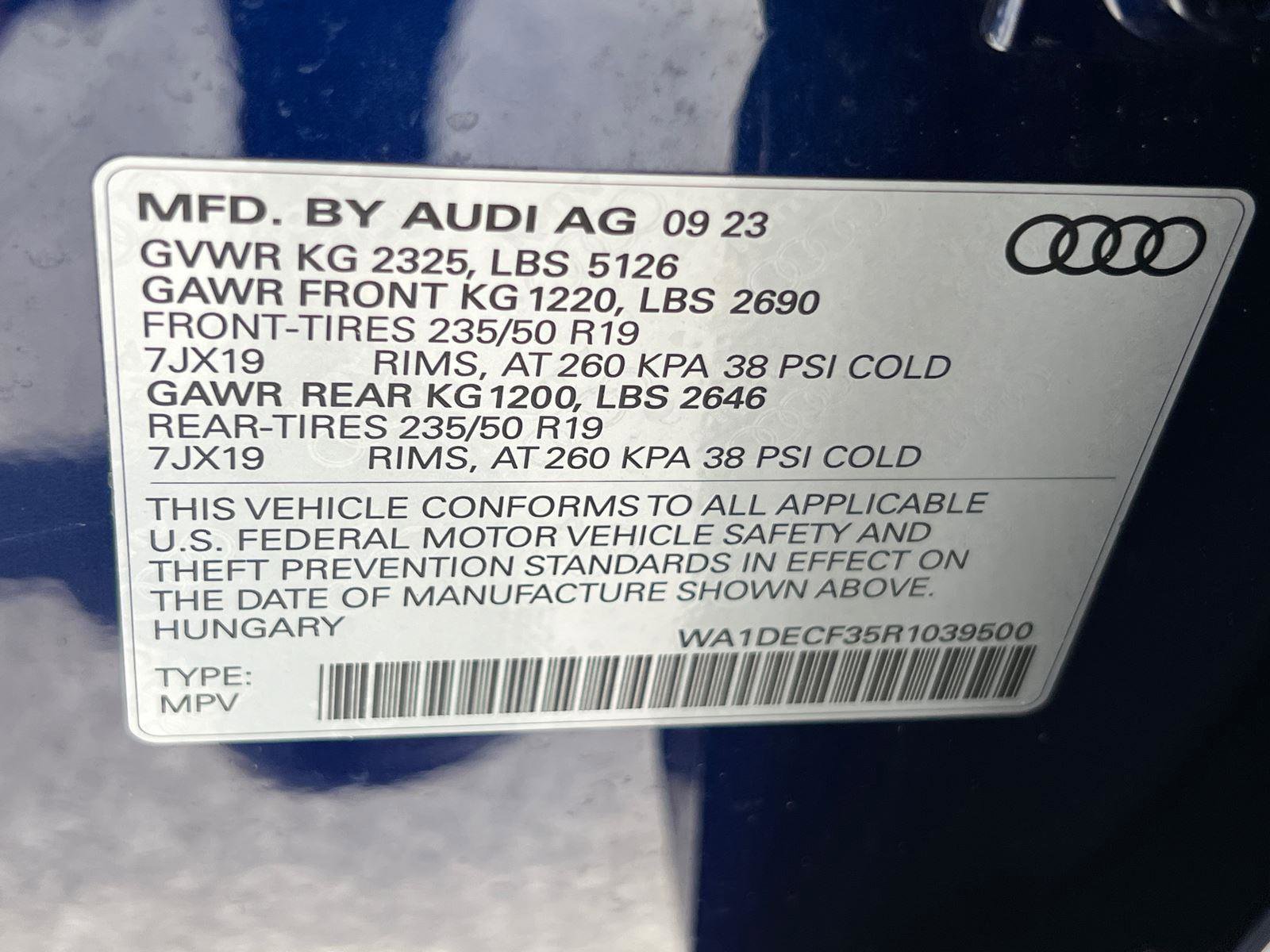 2024 Audi Q3 2.0T Premium