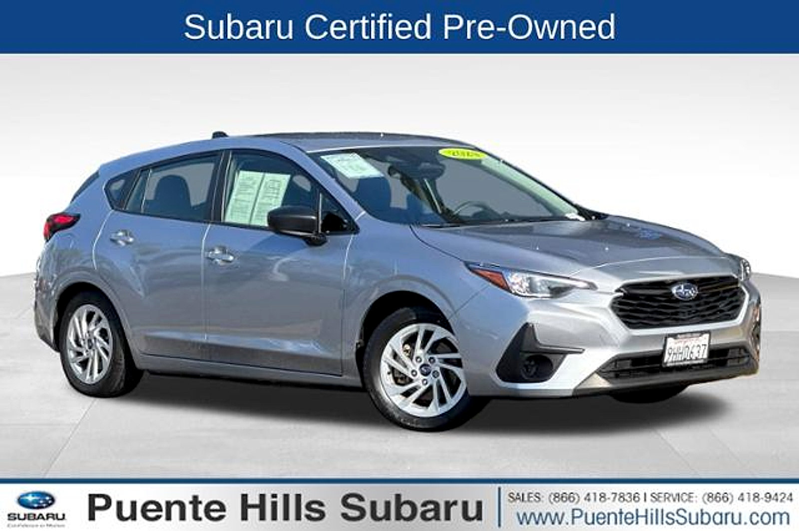 Certified 2024 Subaru Impreza 2.0i