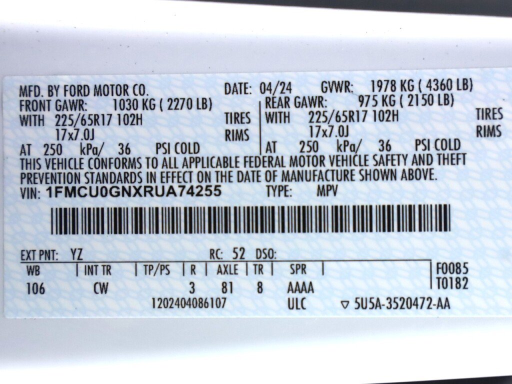 2024 Ford Escape Active