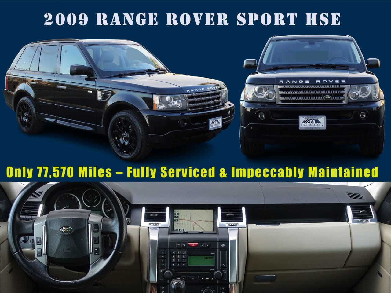 Used 2009 Land Rover Range Rover Sport HSE