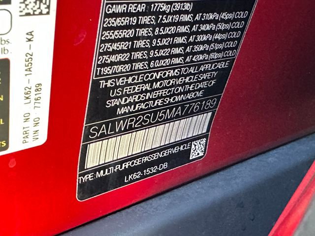 2021 Land Rover Range Rover Sport HSE Silver Edition