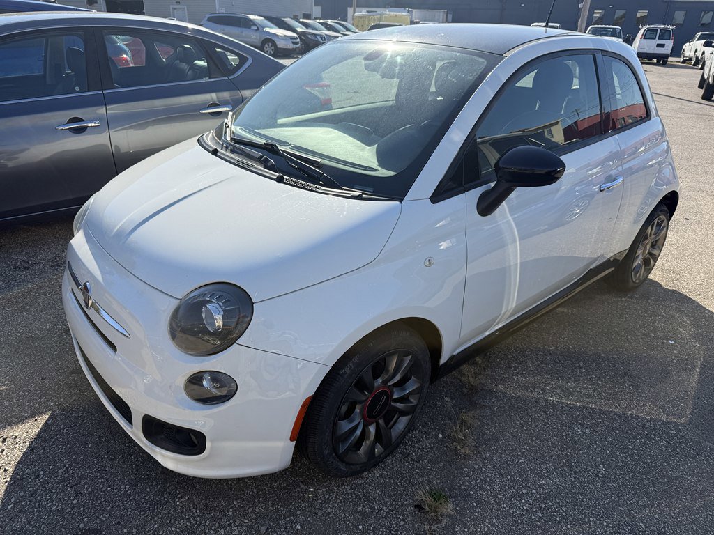Used 2017 FIAT 500 Pop w/ Sport Black Trim Package