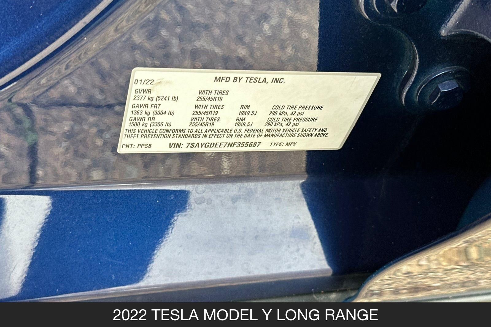 2022 Tesla Model Y Long Range