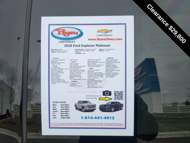 2020 Ford Explorer Platinum