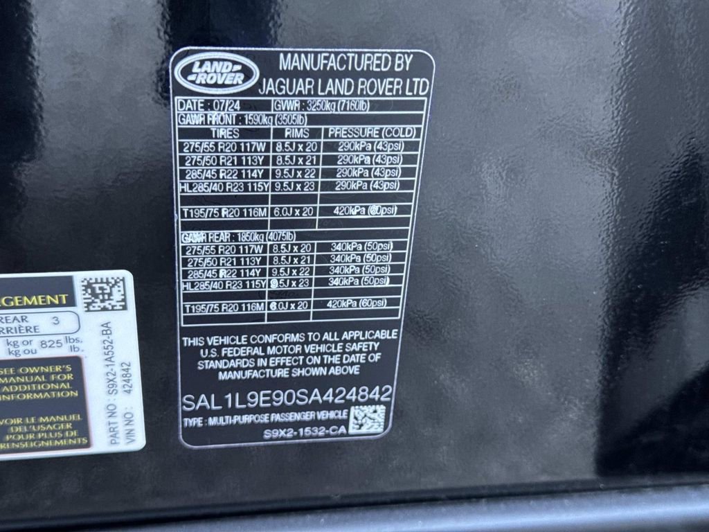 2025 Land Rover Range Rover Sport Dynamic SE