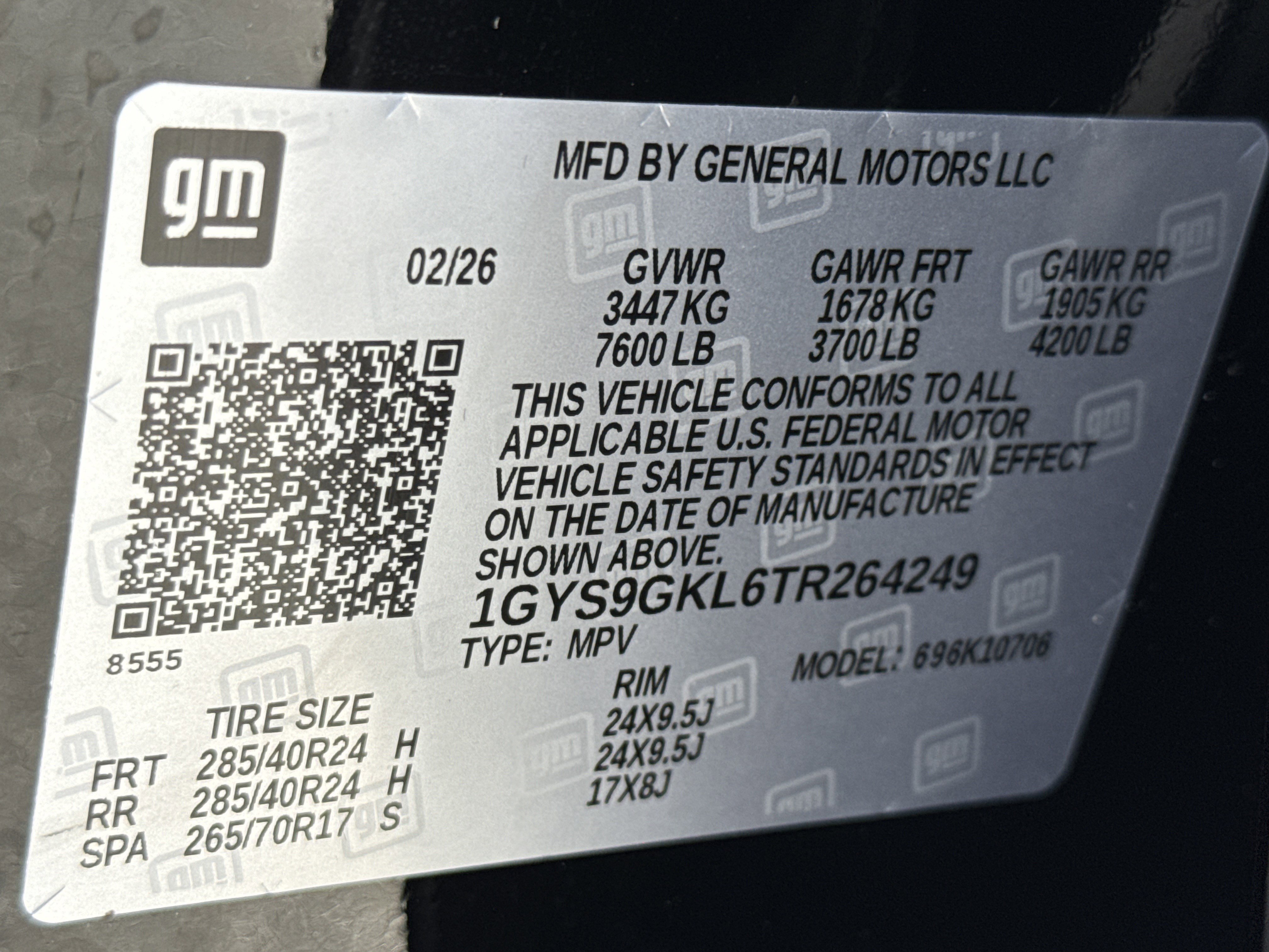 2026 Cadillac Escalade Platinum Sport