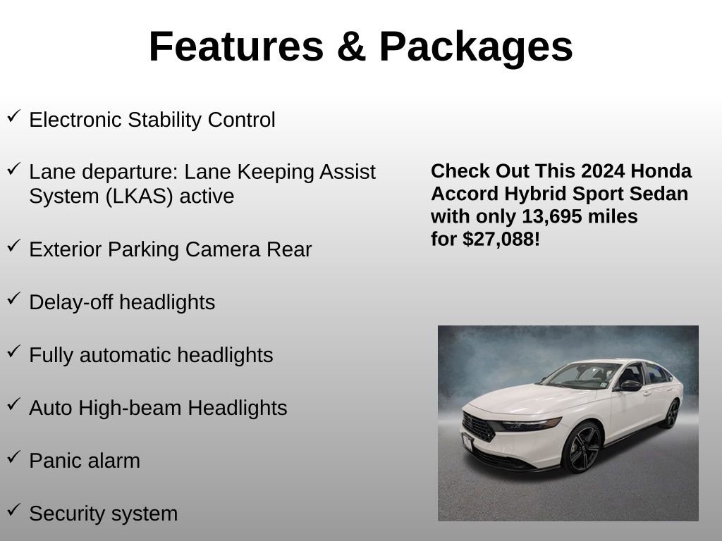 2024 Honda Accord Sport