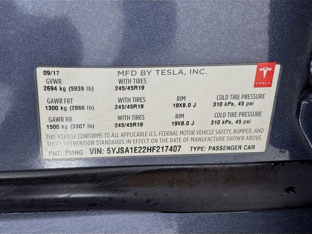 2017 Tesla Model S 100D