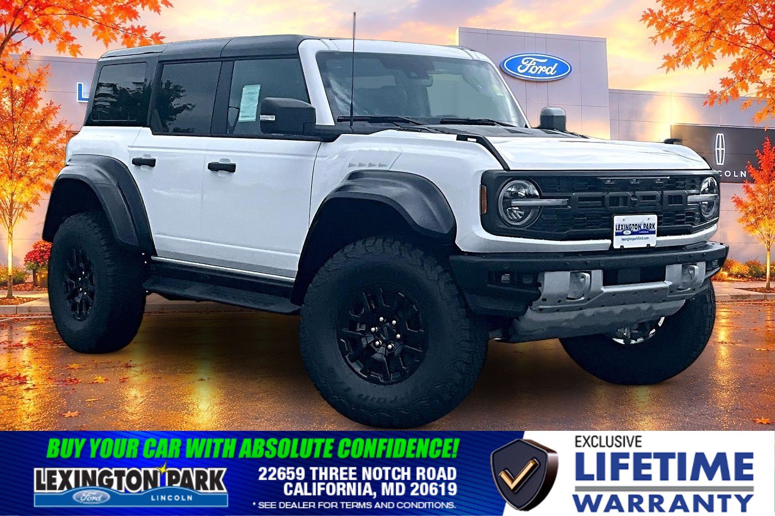 New 2026 Ford Bronco Raptor w/ Interior Carbon Fiber Pack