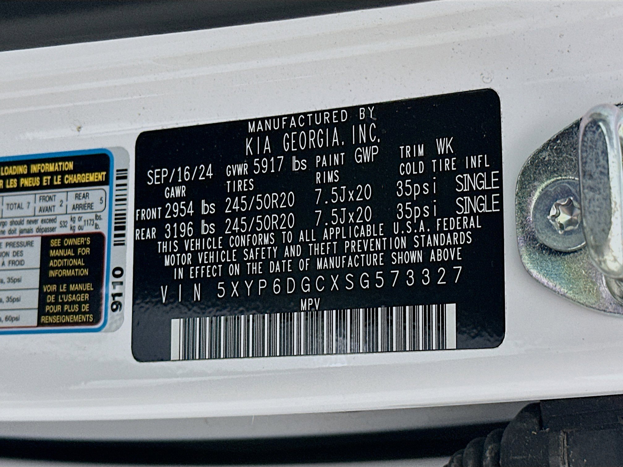 2025 Kia Telluride S