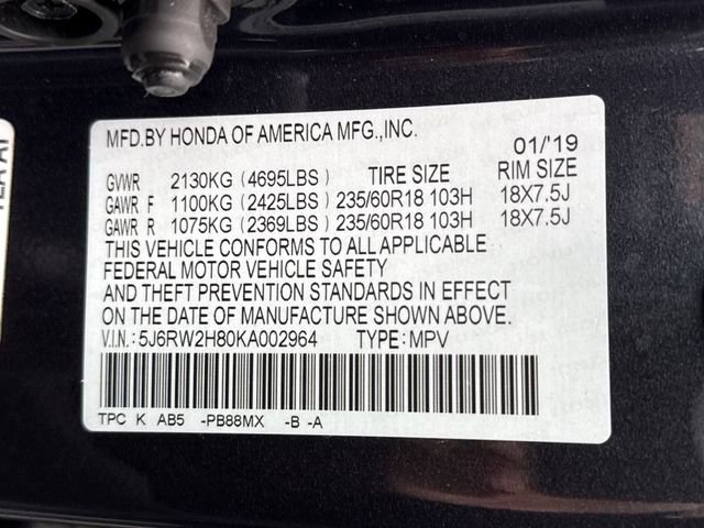 2019 Honda CR-V EX-L