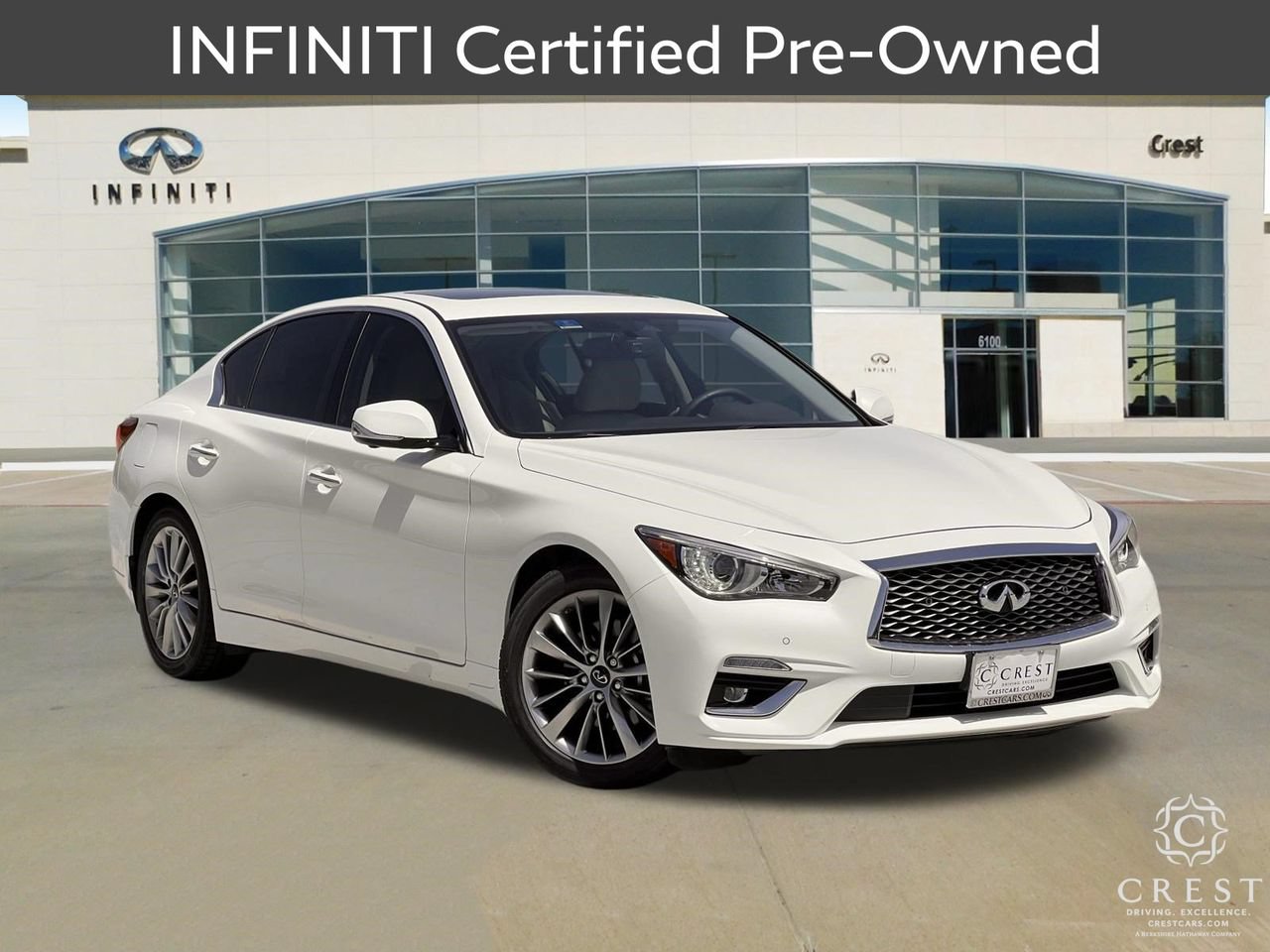 Certified 2023 INFINITI Q50 Luxe w/ Cargo Package
